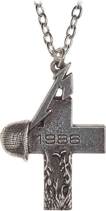 Collier Alchemy Gothic MASTER OF PUPPETS Argenté