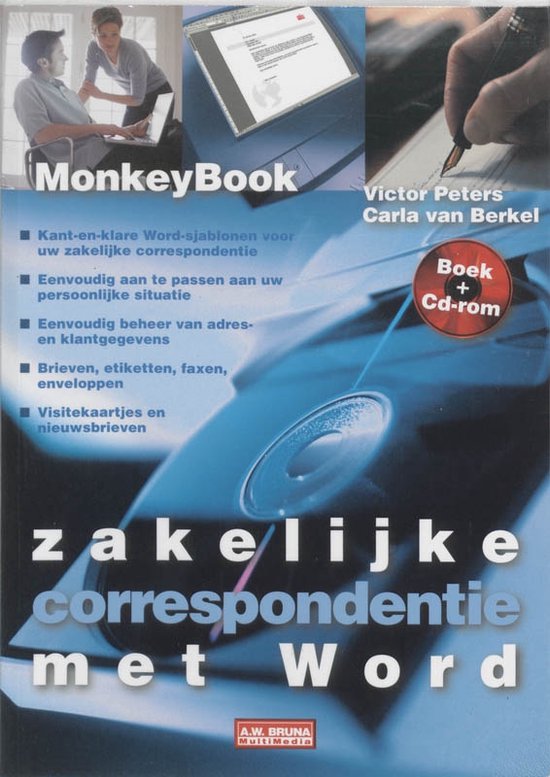 Cover van het boek 'Zakelijke correspondentie met Word + CD-ROM'