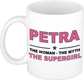 Petra The woman, The myth the supergirl cadeau koffie mok / thee beker 300 ml