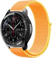 Samsung Galaxy Watch nylon band - lichtgeel - 45mm / 46mm