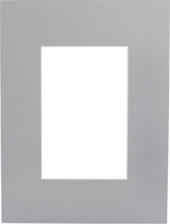 Mount Board 822 Grey 24x30cm with 14x19cm window (5 pcs)