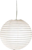 LED Hanglamp - Hangverlichting - Trion Ponton - E27 Fitting - Rond - Mat Wit - Papier - BSE