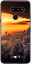 LG G8 ThinQ Hoesje Transparant TPU Case - Sea of Clouds #ffffff