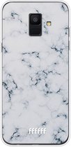 Samsung Galaxy A6 (2018) Hoesje Transparant TPU Case - Classic Marble #ffffff