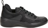 Ecco Soft 7 Wedge dames sneaker - Zwart - Maat 35