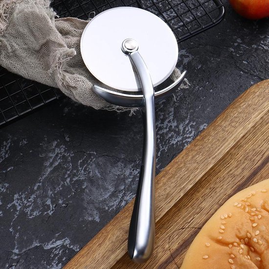 Pizzasnijder RVS | Pizzaschaar | Pizza Snijder | Pizzames | Pizzaroller | Pizza Cutter | Pizza Snijwieltje