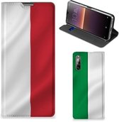 Smartphone Hoesje Sony Xperia L4 Leuk Bookcase Italiaanse Vlag