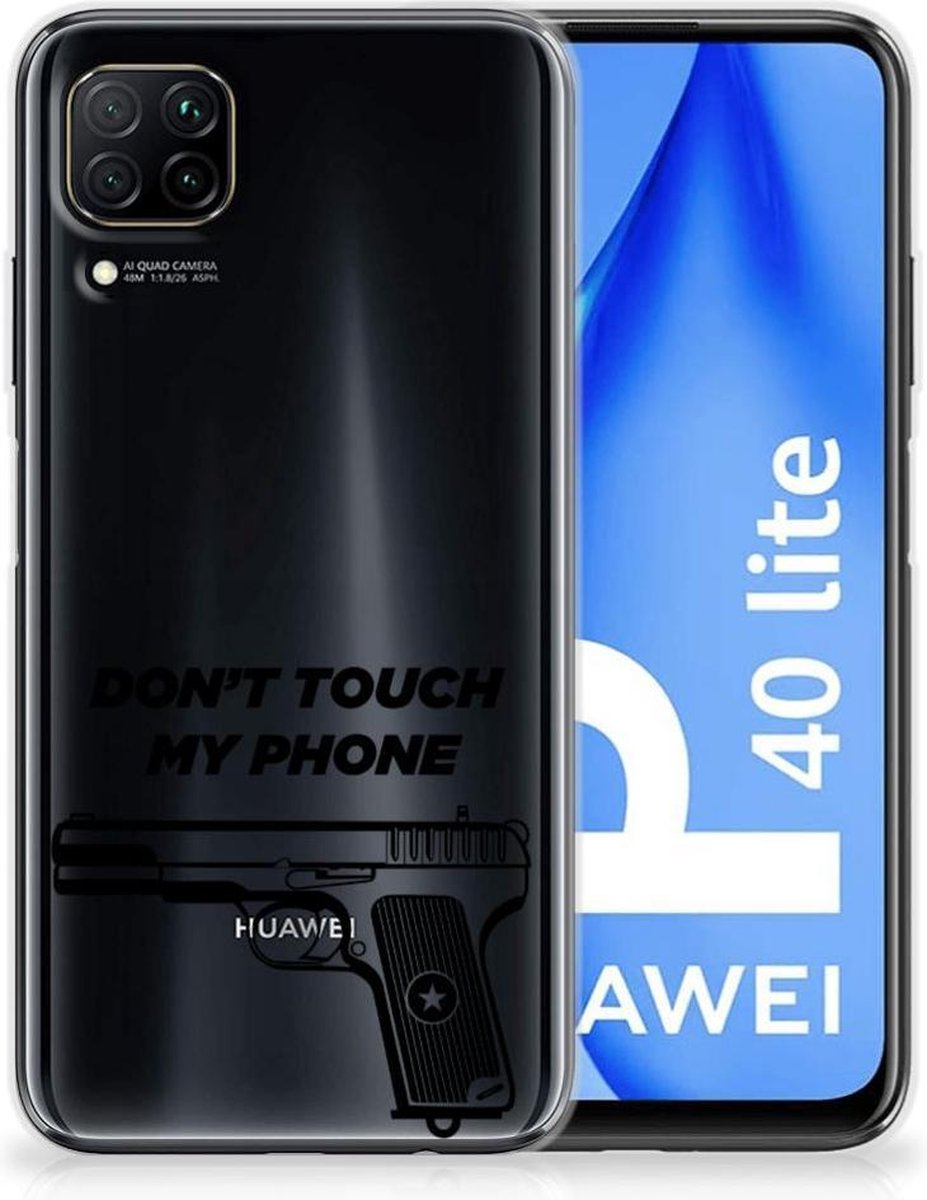 Huawei P40 Lite Silicone-hoesje Pistol DTMP