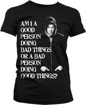 Dexter Dames Tshirt -XXL- Bad Person Doing Good Things Zwart