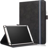 Samsung Galaxy Tab hoes - Wallet Book Case - 10.1 tot 10.8 inch - Zwart