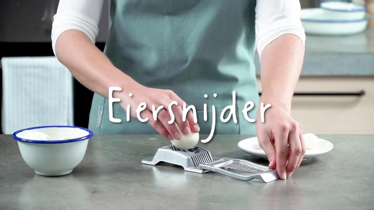 wenco Premium eiersnijder, voor 5 mm dunne eierschijven, roestvrij