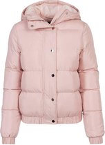 Urban Classics - Hooded Puffer winterjas - XS - Roze