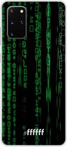 Samsung Galaxy S20+ Hoesje Transparant TPU Case - Hacking The Matrix #ffffff