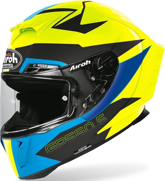 Airoh GP550 S Vektor Blue Matt Full Face Helmet S | bol.com