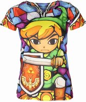 The Legend of Zelda Link Full Colour Dames Shirt, Maat:  L