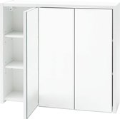 Spiegelkast - Badkamer kast - Hangkast - Hang spiegelkast - Modern - 65 x 17 x 60 cm (l x b x h)