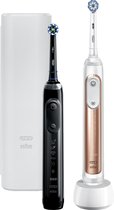 Oral-B Genius X 20900N - Roségoud En Zwart - Elektrische Tandenborstel - Duopack