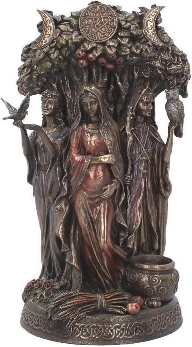 Nemesis Now - Maiden, Mother, Crone Figuur 27cm Brons