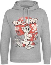 Tom And Jerry Hoodie/trui -M- Vintage Comic Grijs