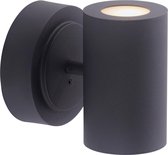 LED Wandlamp WiZ - Smart LED - Trion Sanca - 6W - Aanpasbare Kleur - 2-lichts - Rechthoek - Mat Zwart - Aluminium - BES LED