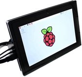 WAVESHARE 10.1 inch HDMI LCD (B) resistief touchscreen, HDMI-interface met behuizing, ondersteunt meerdere mini-pc's