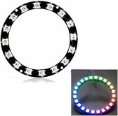 LDTR - Y00016 WS2812B 5050 LED Smart RGB Ring 68mm 16 Bit voor Arduino - Zwart