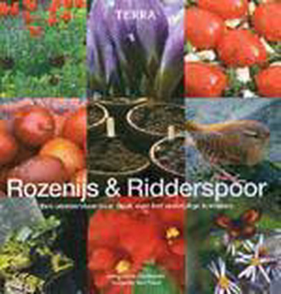 Cover van het boek 'Rozenijs & Ridderspoor' van Hanne Cannegieter