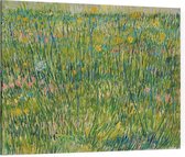 Grasgrond, Vincent van Gogh - Foto op Canvas - 60 x 45 cm