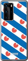 Huawei P40 Pro Hoesje Transparant TPU Case - Fryslân #ffffff