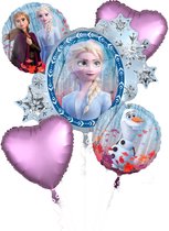 RIETHMULLER - Boeket van 5 Frozen 2 folieballonnen