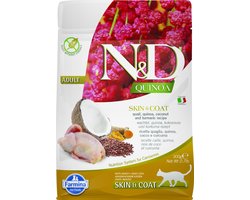 Farmina N&D Quinoa - Adult kat - Skin & coat kwartel - 300gr