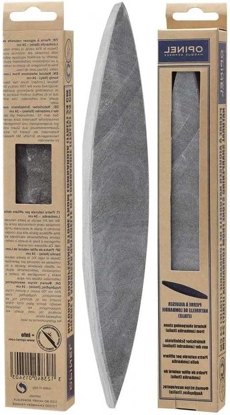 Natuurlijke Slijpsteen Opinel 24 Cm Lang Voor Messen Slijpen Bol Natuurlijke Slijpsteen Opinel 24 Cm Lang Voor Messen Slijpen Bol
