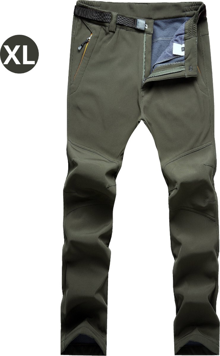 Nivard Skibroek - Skipak - Snowboard Broek - Winterbroek - Sneeuwbroek - Heren - Dames - Unisex - Wintersport - Leger Groen XL