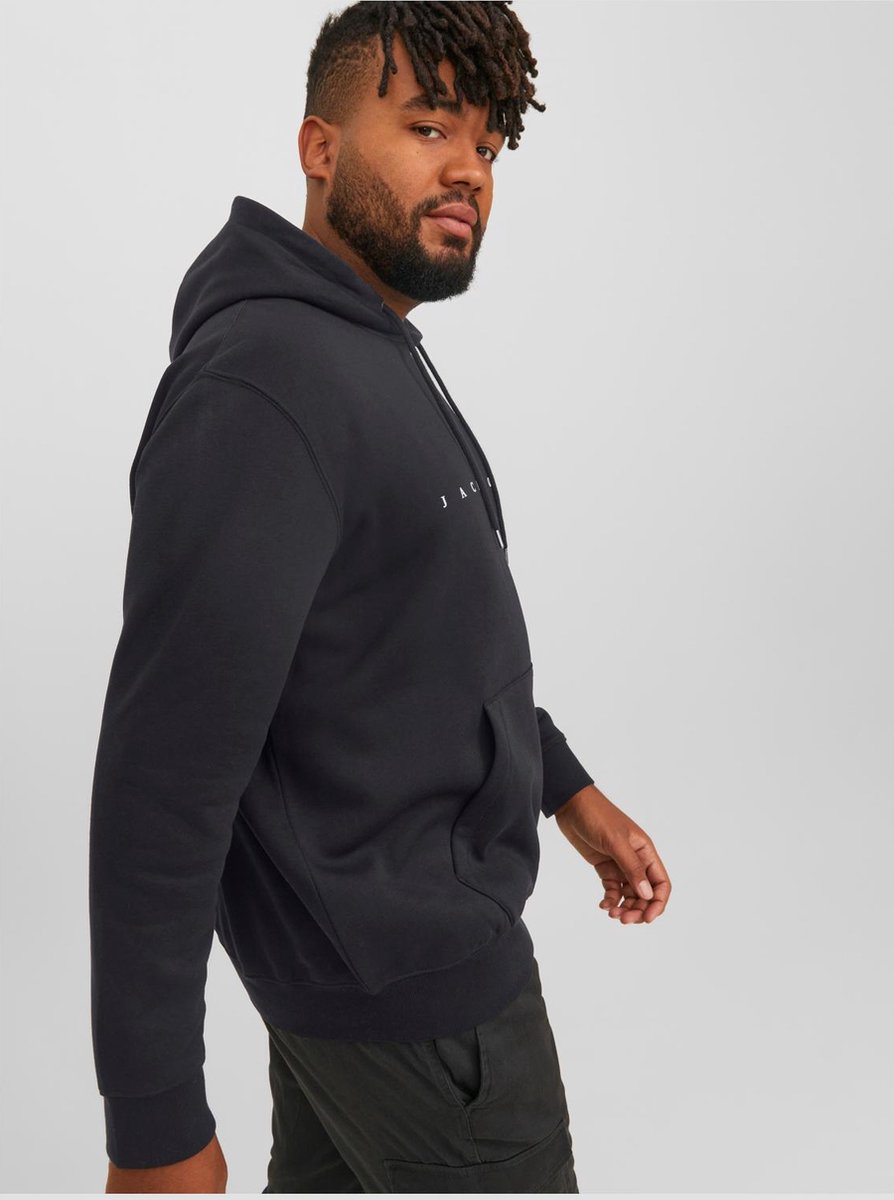 JACK&JONES PLUS - JJESTAR JJ SWEAT HOOD NOOS PLS Heren Trui US1XL — afbeelding 19