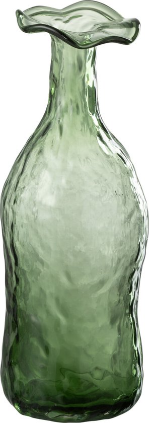 J-Line vase Eclosion - verre - vert - small