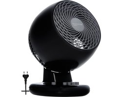 Vloerventilator 23m² Potente Black- Woozoo Mesa 3 velocidades Oscilación Silencioso- Ventilador de…