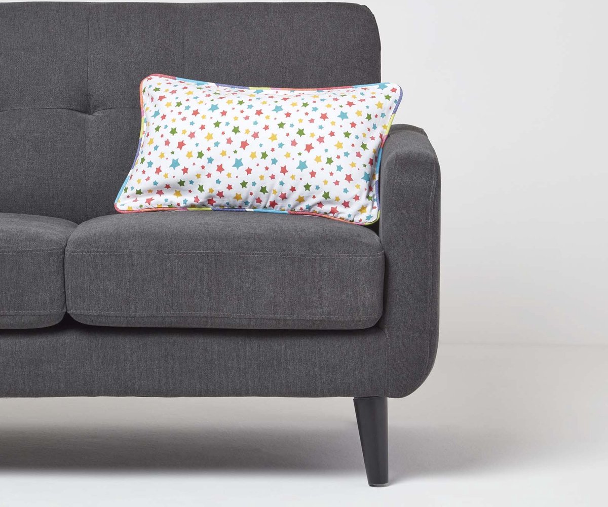 Homescapes Ster Katoenen Kussenhoes Met Rits 30 x 50 cm Multi