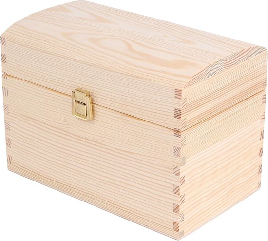 Retro Opbergkoffer, Retro Houten Koffer Decor Opbergdoos Schatkist Houten Koffer Decoratie Bagage Voor Opslag, Display, Fotografie Rekwisieten