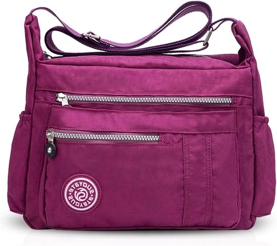 Covelin Vrouwen Retro Grote Maat Canvas Schoudertas Hobo Crossbody