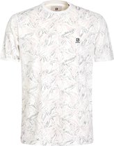 Gabbiano T-shirt T Shirt Allover Print 154915 102 Ecru Mannen Maat - 3XL