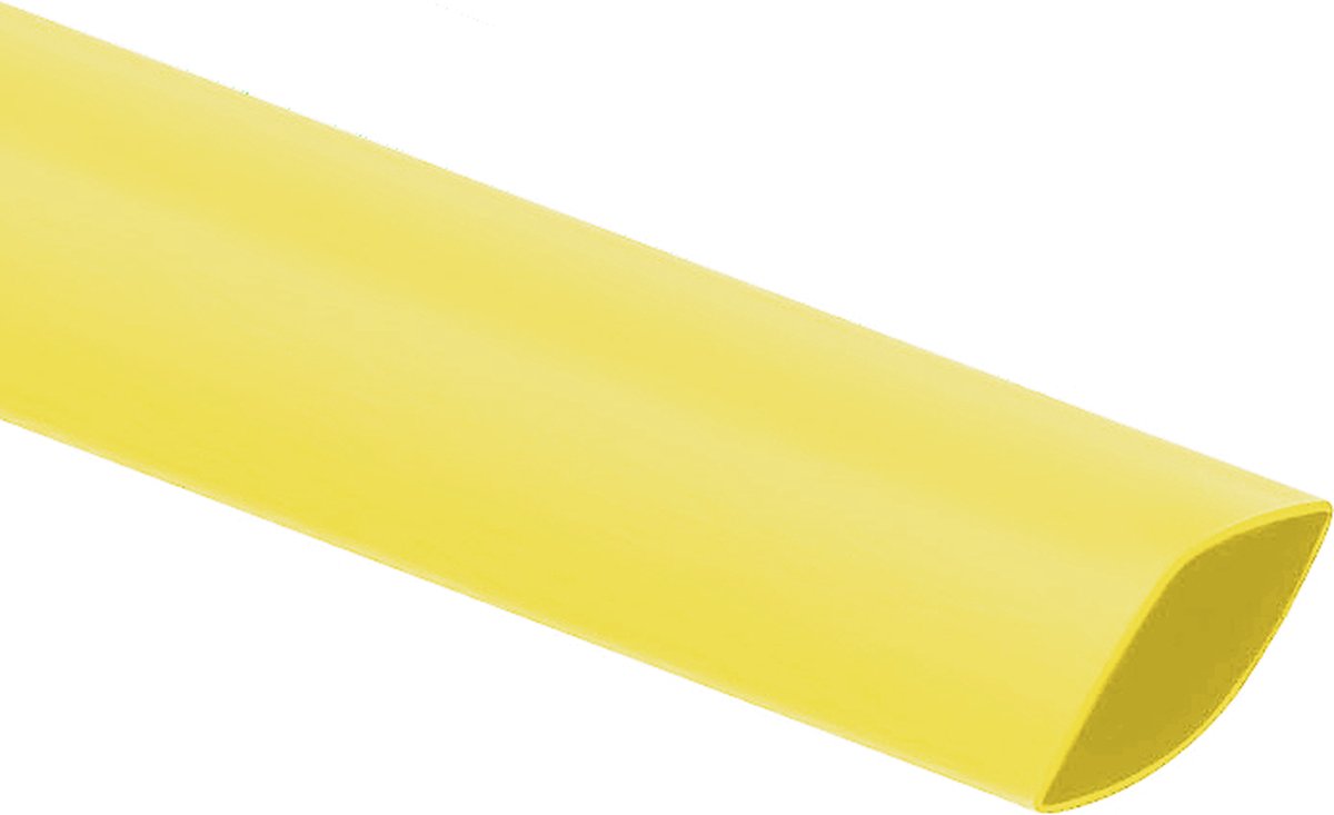Krimpkous - 2:1 - 9,5 naar 4,75mm - 1 meter - Geel