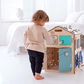 Busyhouse - busyboard - educatief speelgoed - kinderspeelgoed 2 jaar - kinderspeelgoed 1 jaar - montesorri speelgoed