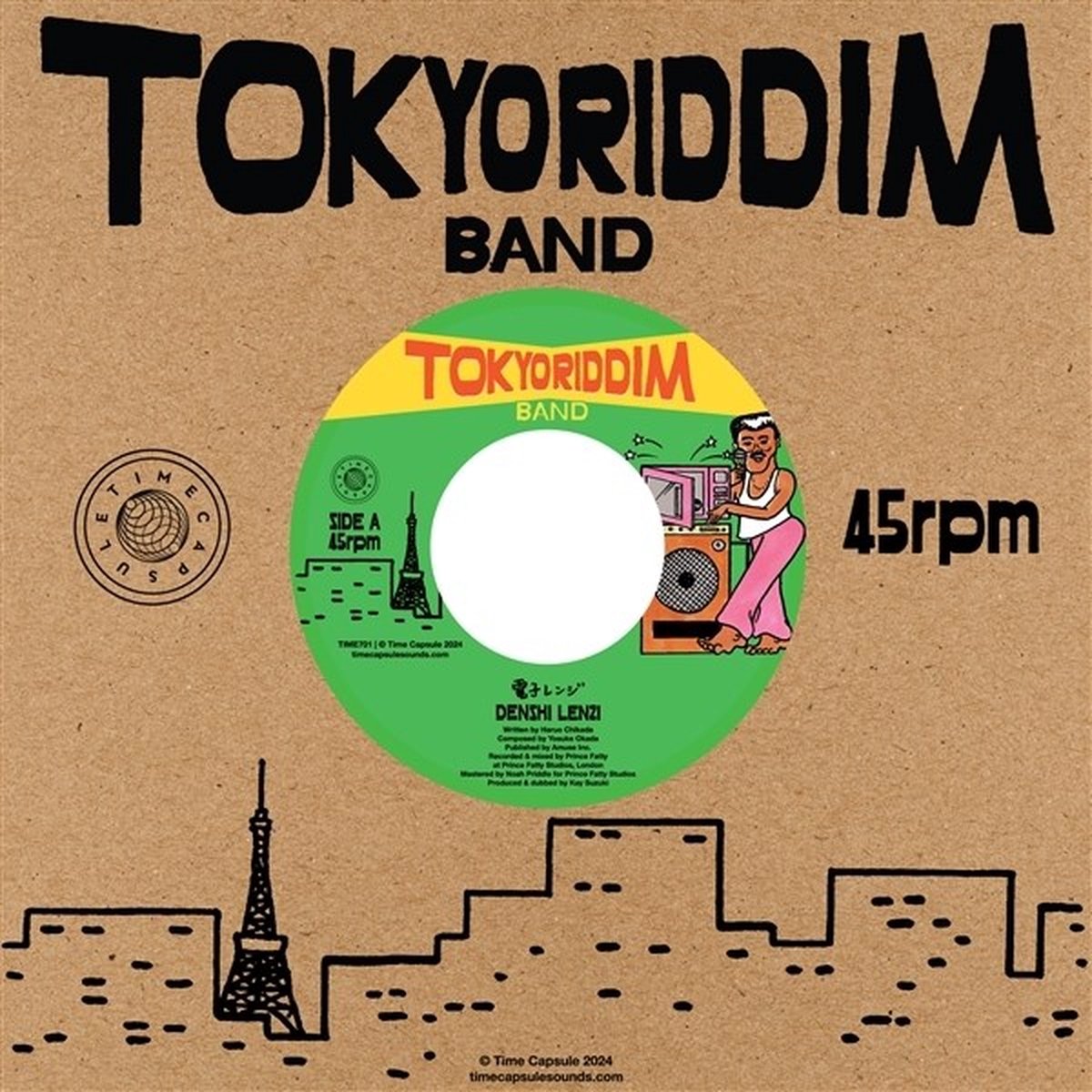 Tokyo Riddim Band - Denshi Lenzi / Denshi Dub (7" Single)