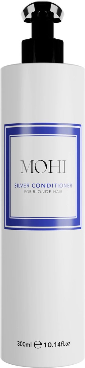 MOHI Zilver Conditioner 300ml - Zilverconditioner - Conditioner haar - Haarverzorging - Haar conditioner - Met pomp - Mannen & Vrouwen - Heren - Cremespoeling - Haarconditioner - Haar verzorging