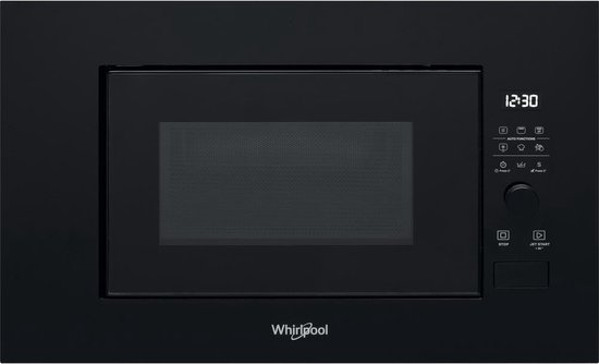 Whirlpool Solo-magnetron met Grill | Model WMF200G NB | Inbouw | 20 liter | 800 W | Zwart