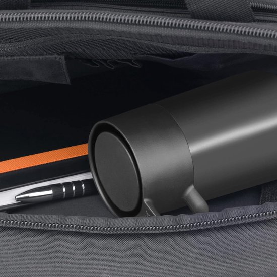 WMF Impulse Travel Mug Stainless Steel 0.3L Automatic Closure 360° Drinking Opening Keeps Drinks Hot for 6 Hours / Cold for 12 Hours Frosted