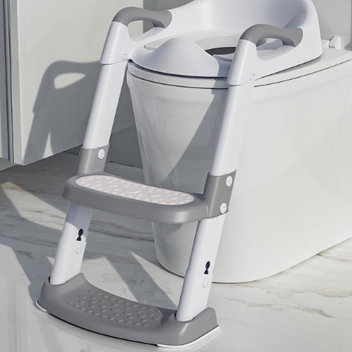 Goedkoopste Xespis® Deluxe WC Verkleiner Met Trapje - WC Verkleiner - WC Verkleiner - Toilet Trainer - WC Verkleiner Peuter - WC Trainer - Zindelijkheidstraining - Zindelijkheidstraining Kind
