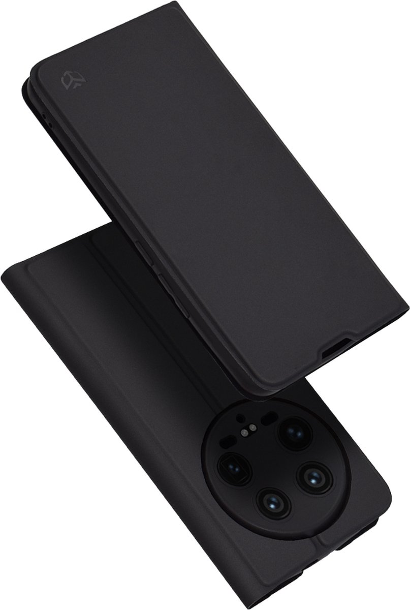 Techsuit Magskin Book Wallet Case hoesje voor Xiaomi 14 Ultra - Zwart