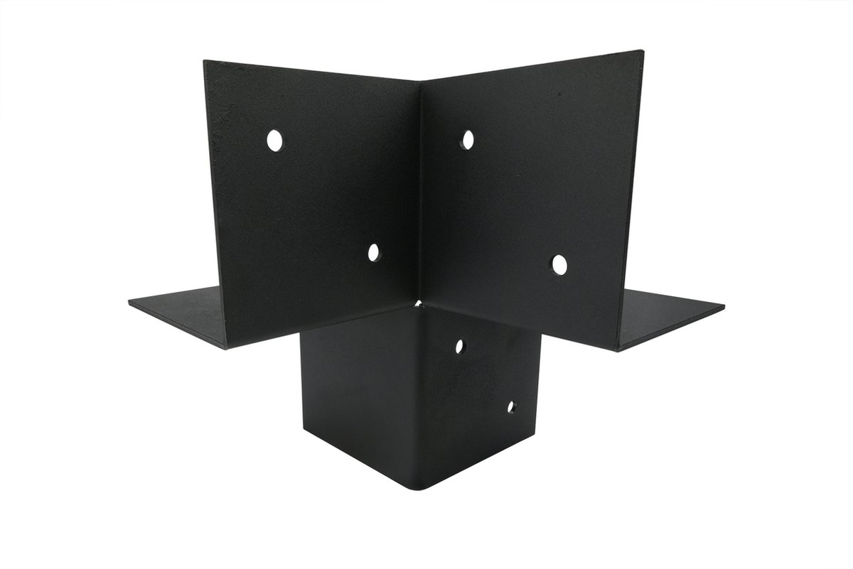 Wovar Pergola Hoekverbinding Zwart voor 12 x 12 cm balken | Per Stuk