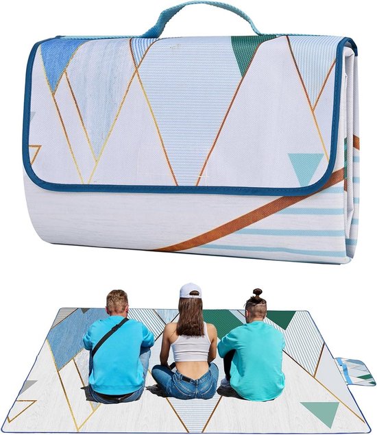 Esportic Picknickdeken, 150 x 200 cm, picknickdeken, stranddeken, anti
